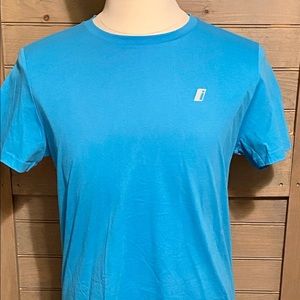 BMW Men's Light Blue "i Electric Division" Crew Neck Tee Medium (NWT)